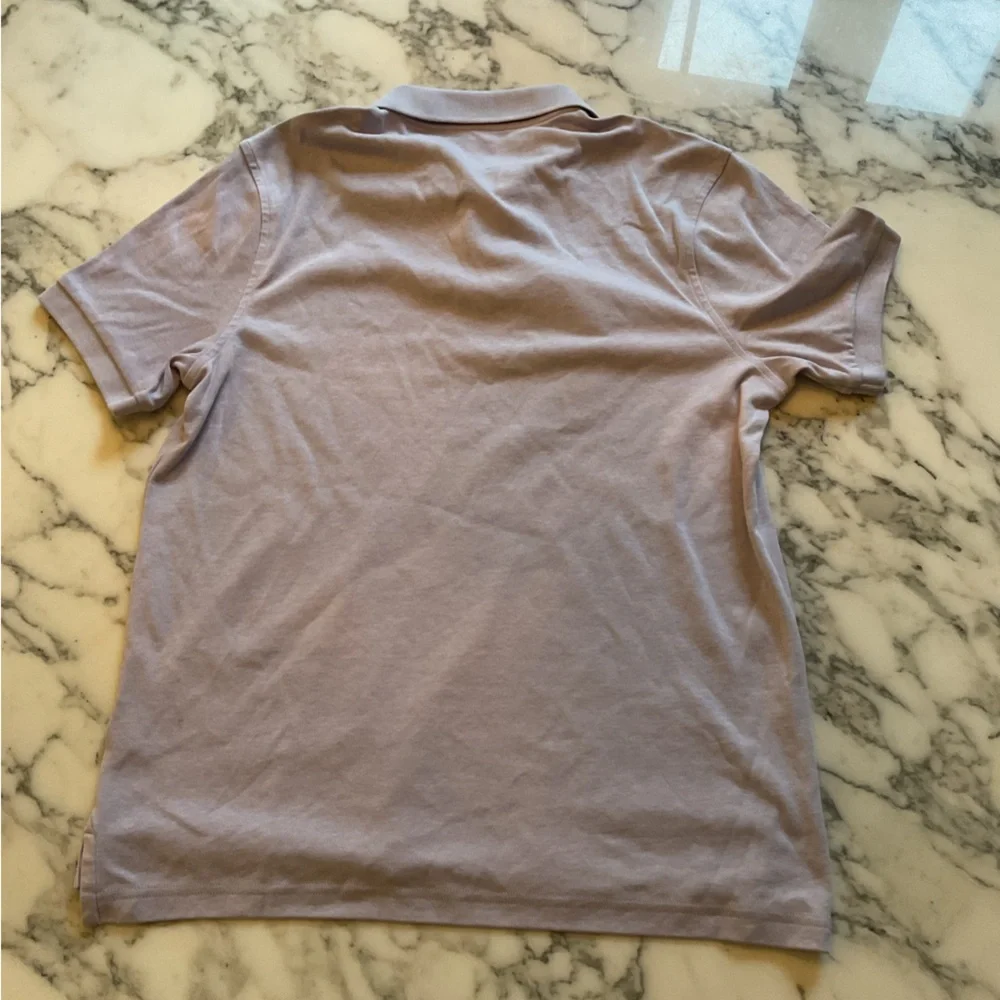 EUC J crew Soft-touch polo shirt lilac purple Sz M customer return - Picture 7 of 7
